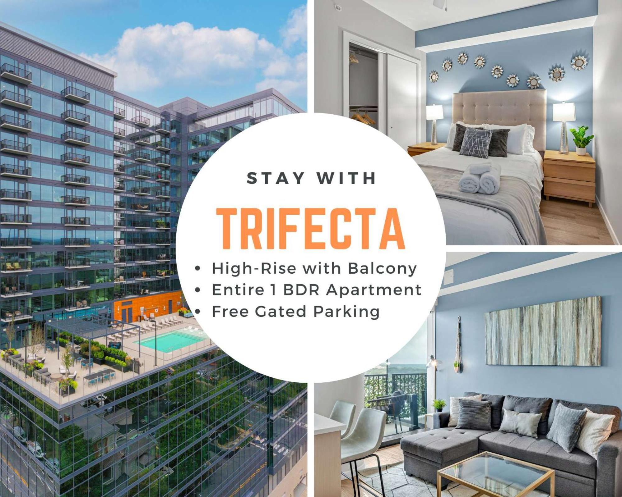 High-Rise Apt Raleigh Free Parking & Sunset View 1 Екстер'єр фото